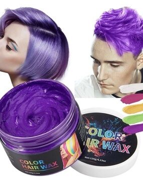 MQUPIN Temporary Purple Color Hair Wax